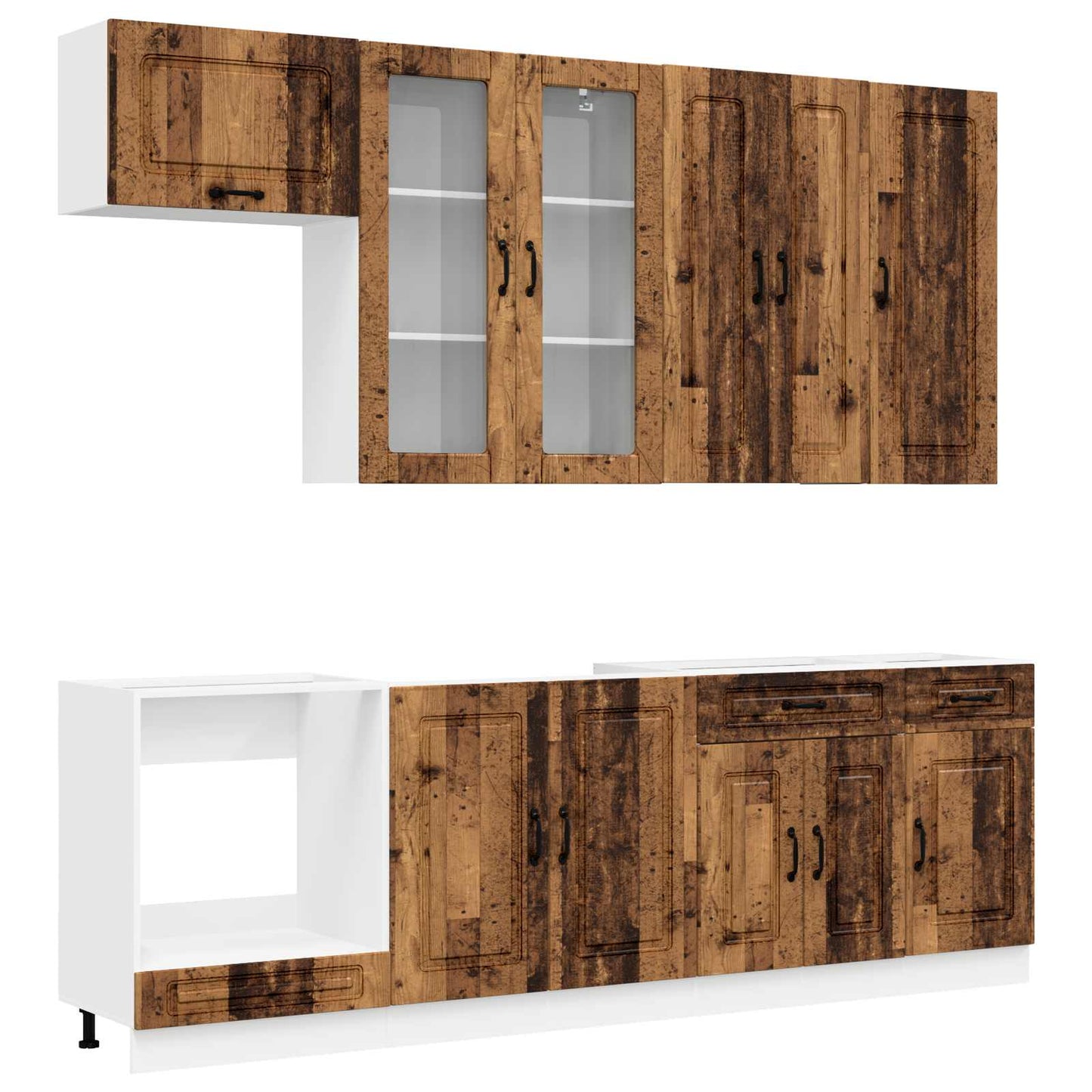 Kücheneinheit KALMAR 8 pcs Altholz Holzwerkstoff