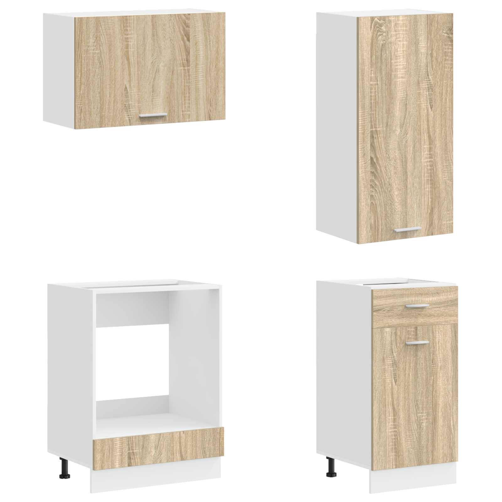 Kücheneinheit LYON 8 pcs Sonoma-Eiche Holzwerkstoff