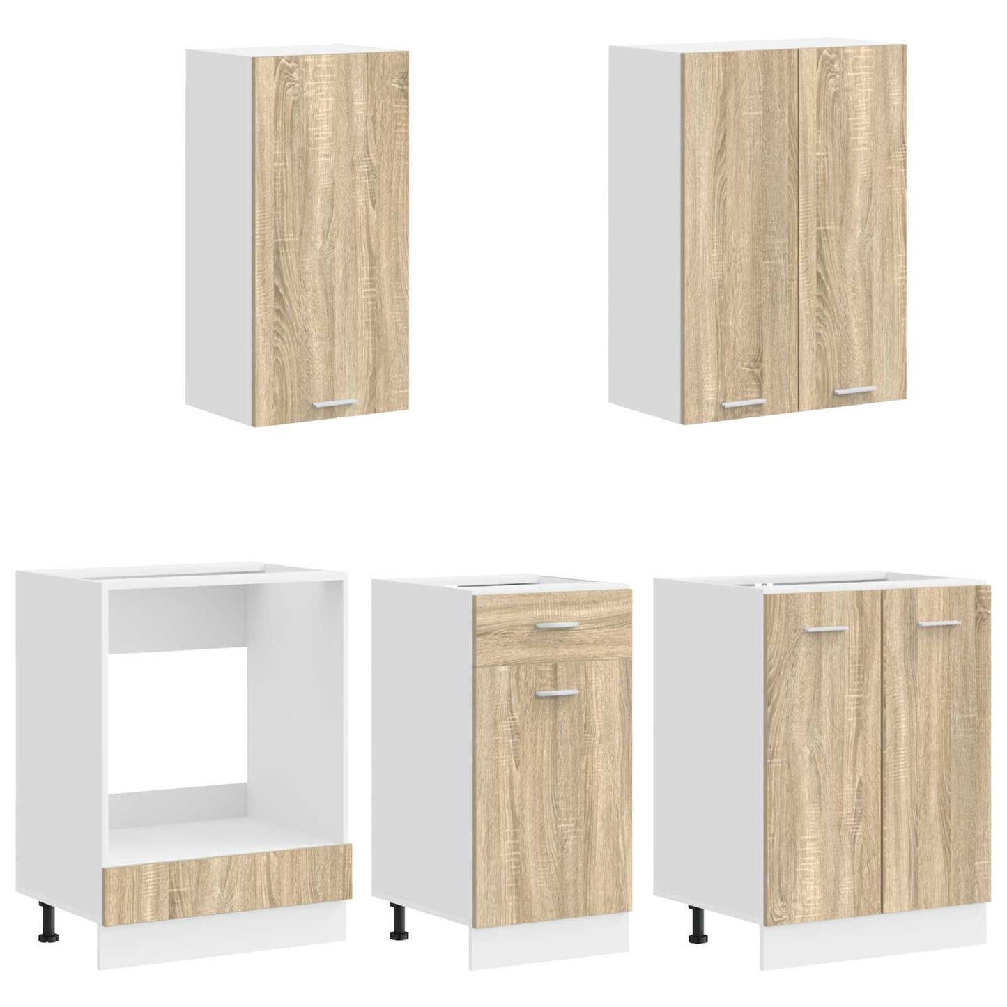 Kücheneinheit LYON 5 pcs Sonoma-Eiche Holzwerkstoff