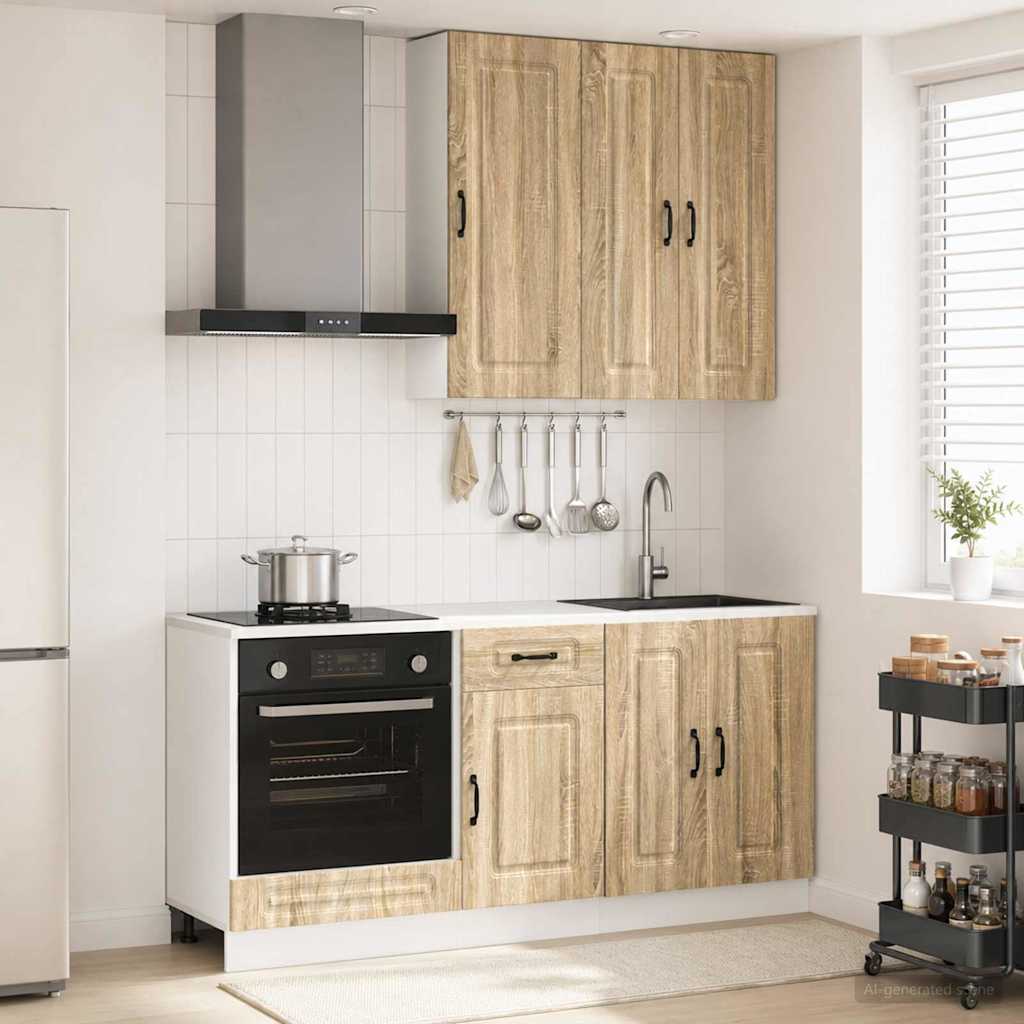 Kücheneinheit KALMAR 5 pcs Sonoma-Eiche Holzwerkstoff