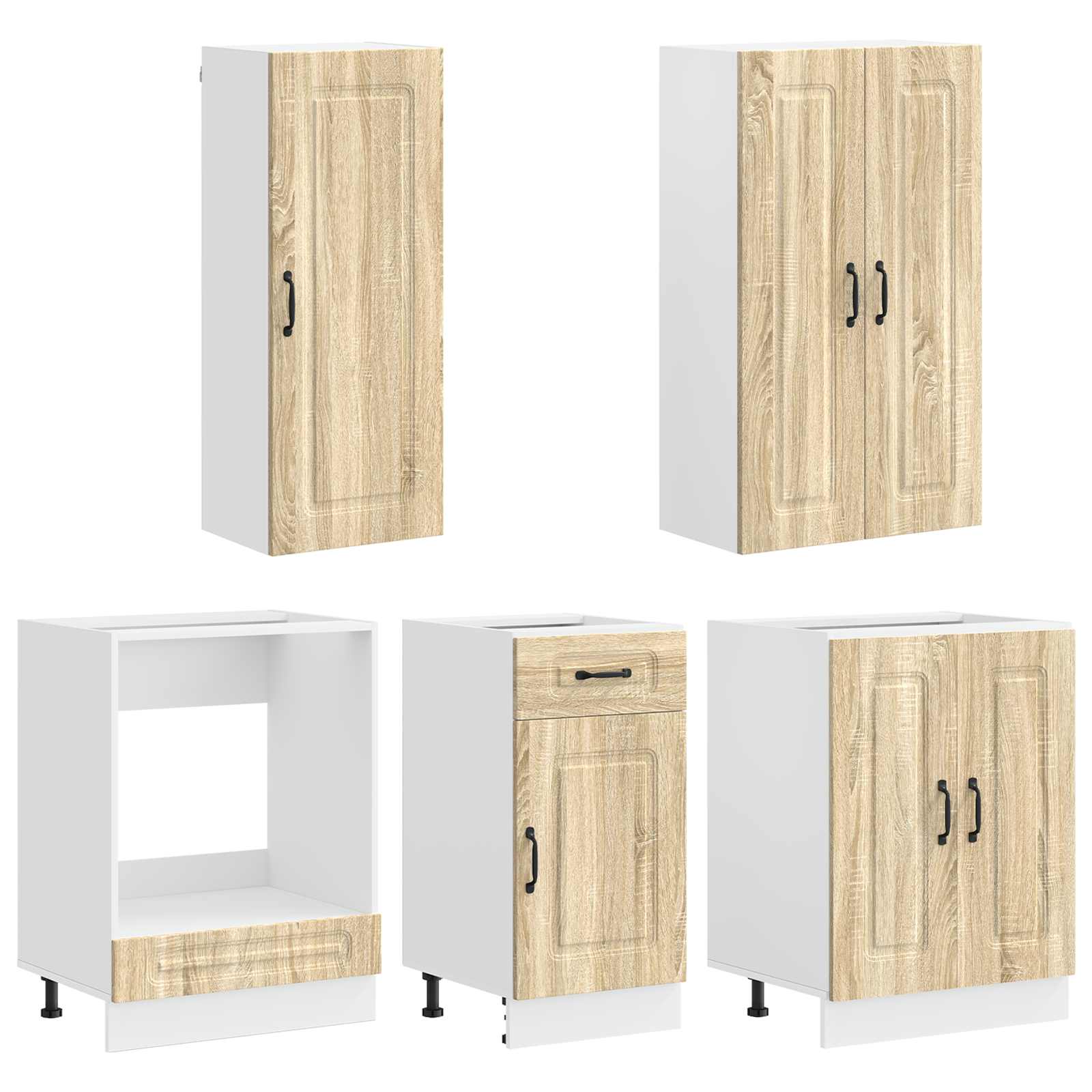 Kücheneinheit KALMAR 5 pcs Sonoma-Eiche Holzwerkstoff