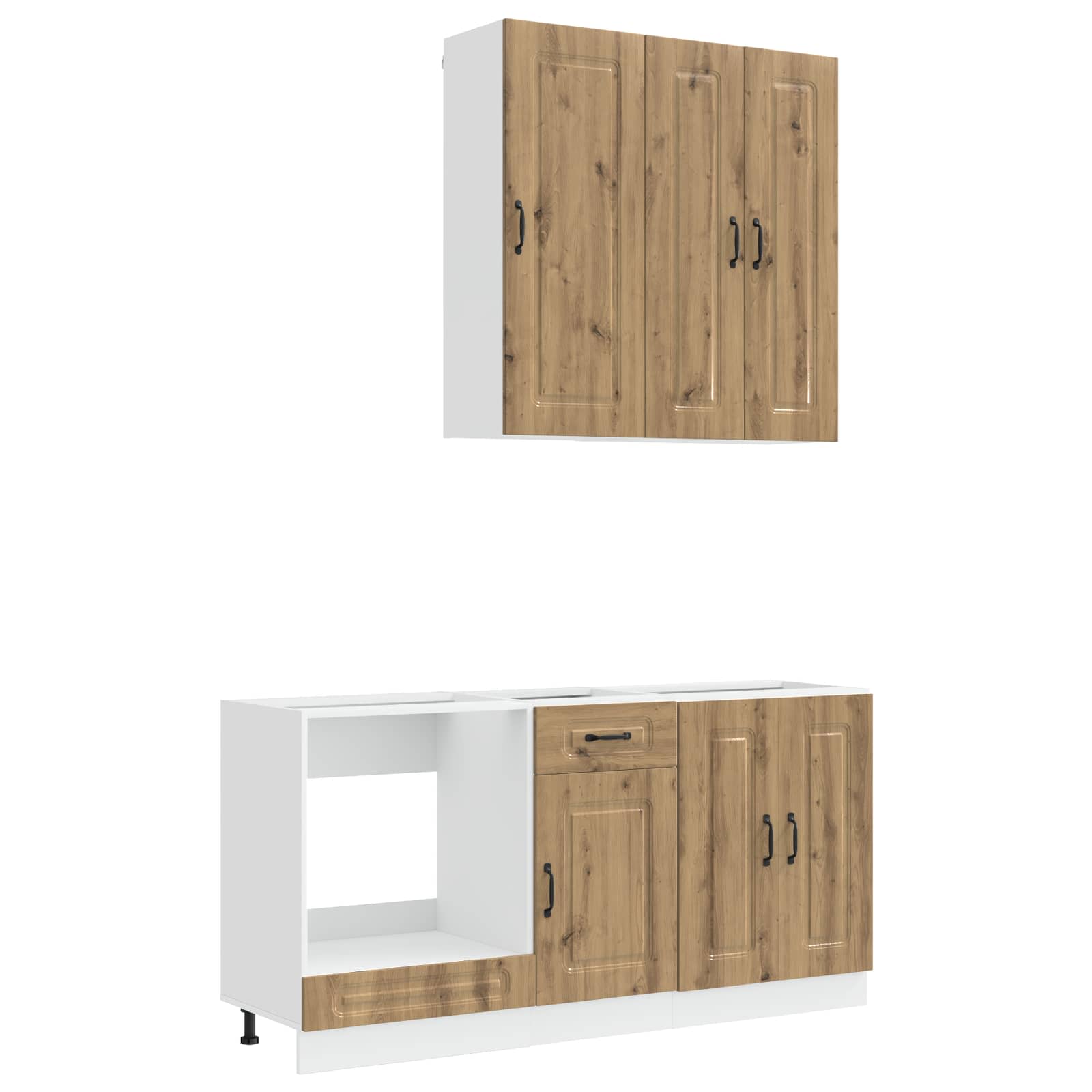 Kücheneinheit KALMAR 5 pcs Artisan-Eiche Holzwerkstoff