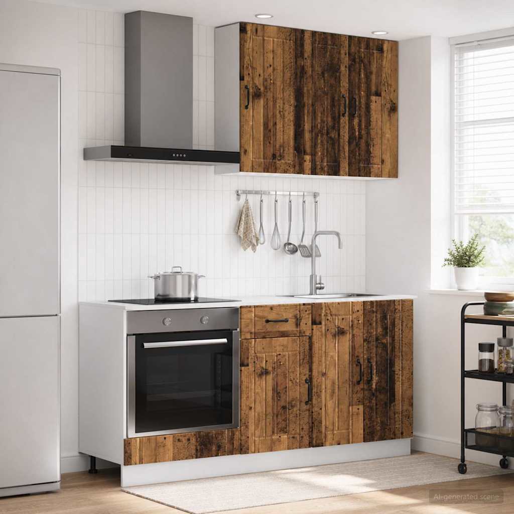 Kücheneinheit LUCCA 5 pcs Altholz Holzwerkstoff