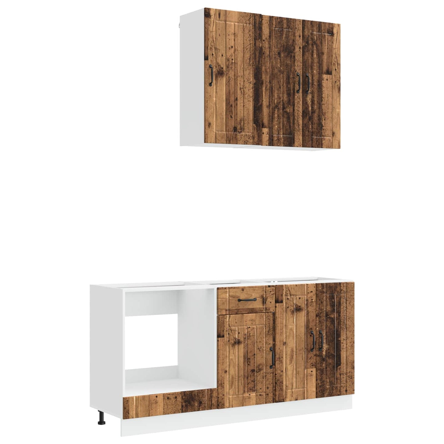 Kücheneinheit LUCCA 5 pcs Altholz Holzwerkstoff