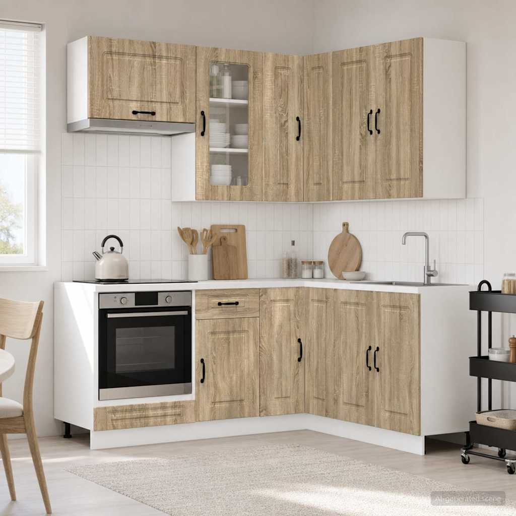 Kücheneinheit KALMAR 8 pcs Sonoma-Eiche Holzwerkstoff