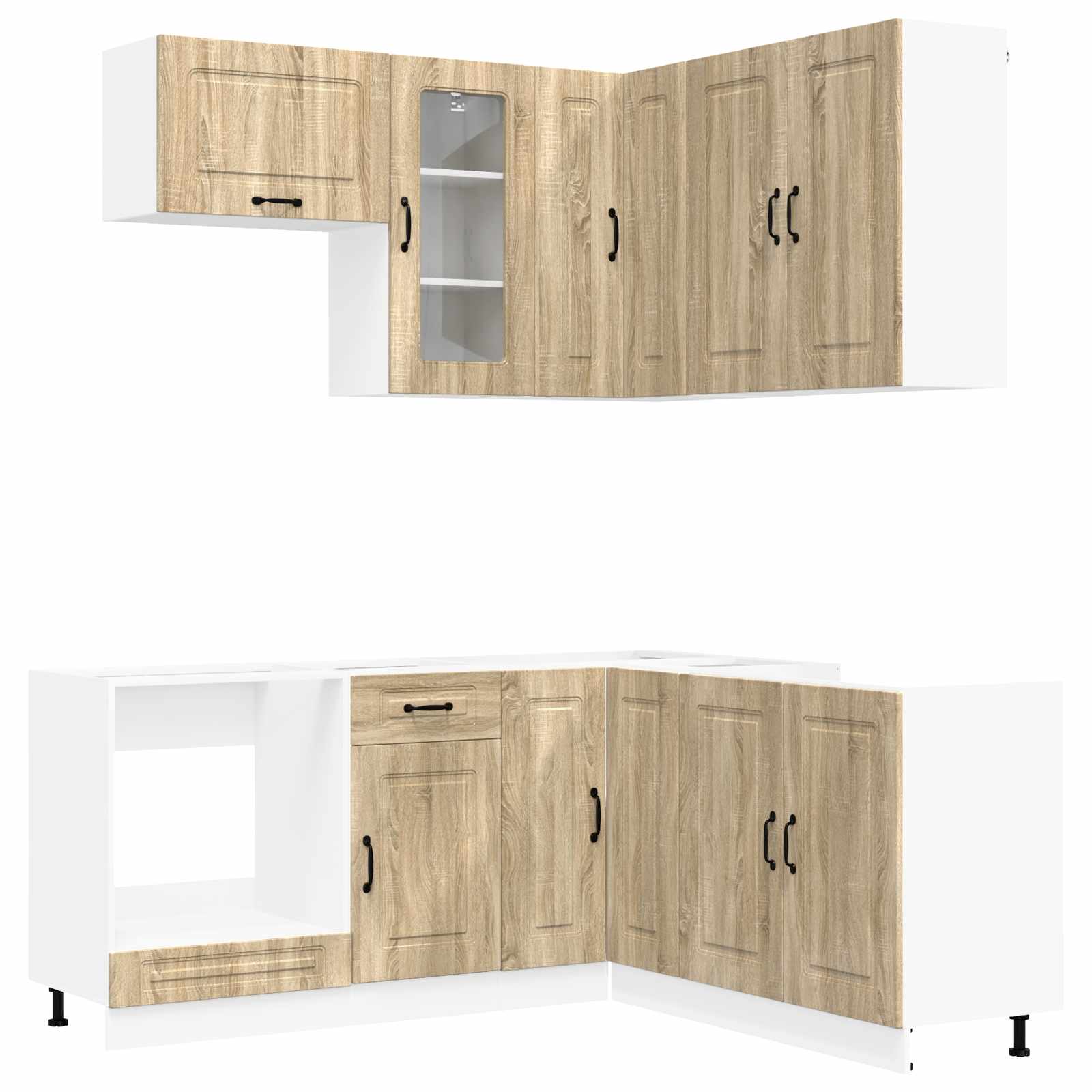 Kücheneinheit KALMAR 8 pcs Sonoma-Eiche Holzwerkstoff