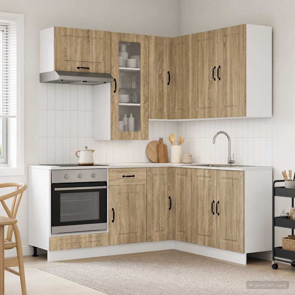 Kücheneinheit KALMAR 8 pcs Sonoma-Eiche Holzwerkstoff