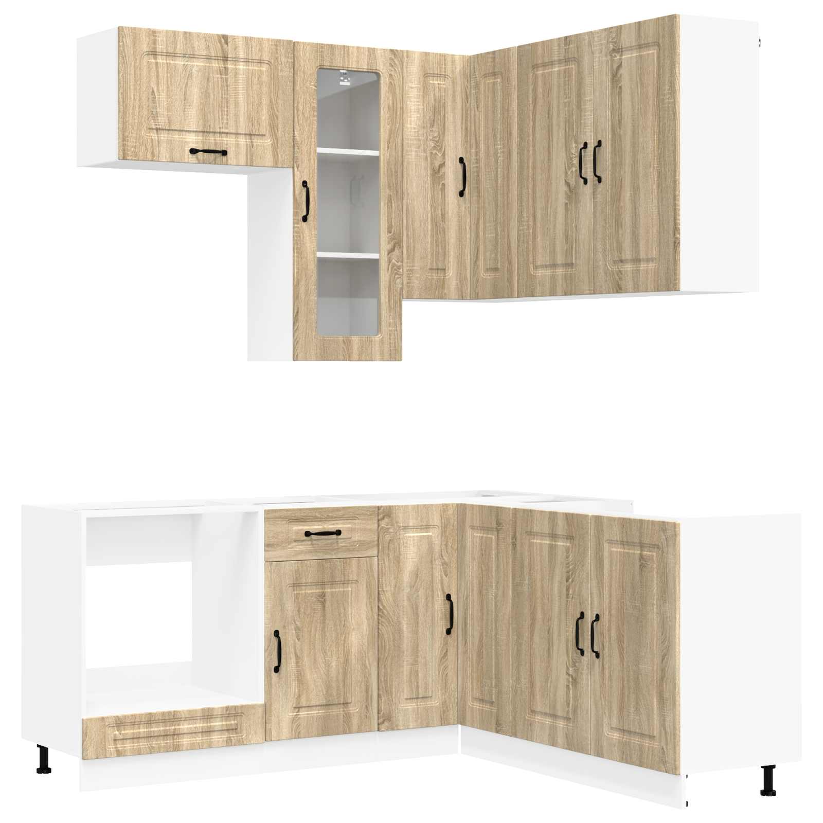 Kücheneinheit KALMAR 8 pcs Sonoma-Eiche Holzwerkstoff