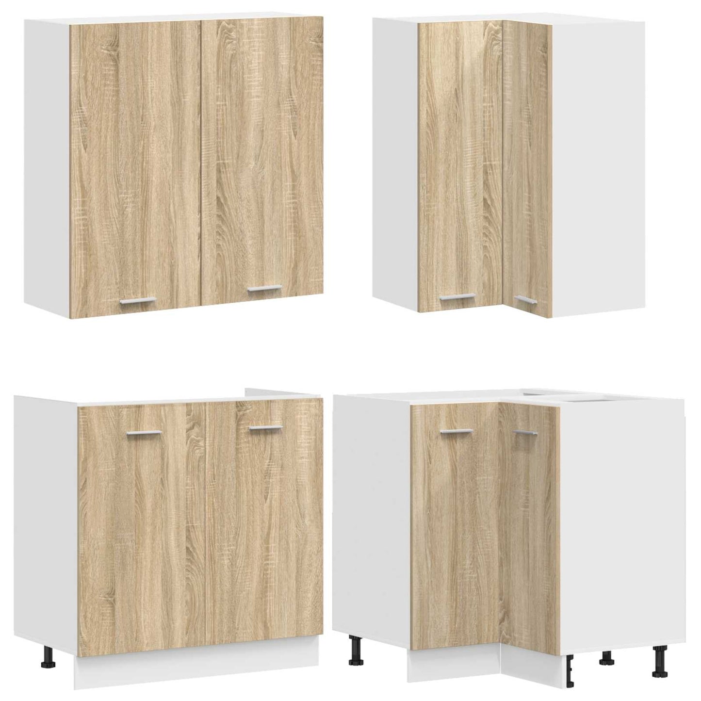 Kücheneinheit LYON 8 pcs Sonoma-Eiche Holzwerkstoff