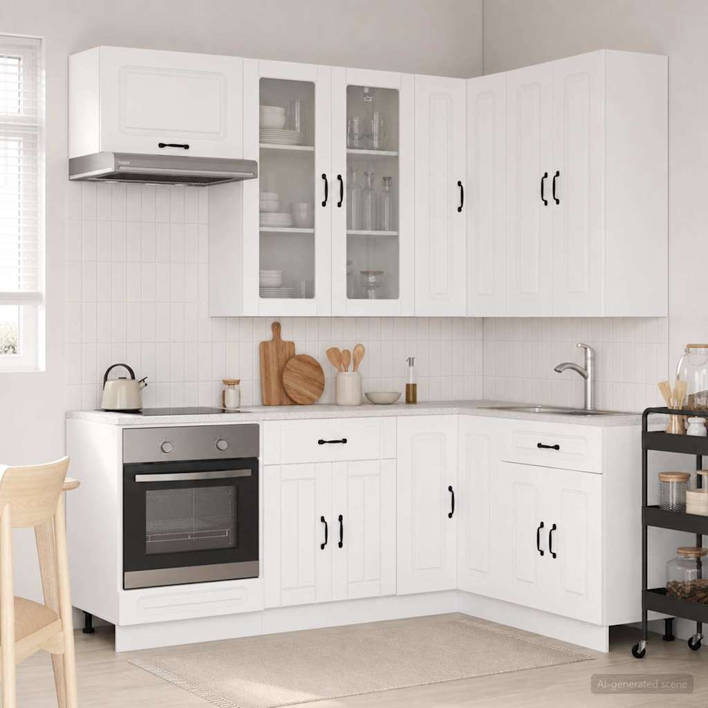Kücheneinheit KALMAR 8 pcs Weiß Holzwerkstoff