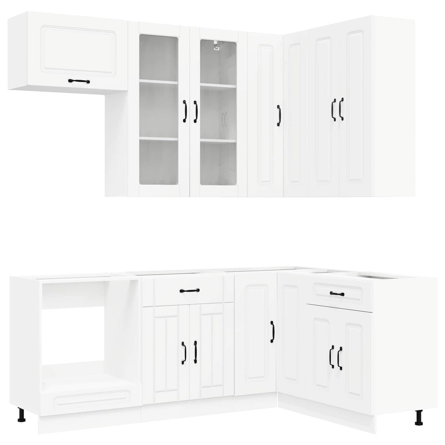 Kücheneinheit KALMAR 8 pcs Weiß Holzwerkstoff