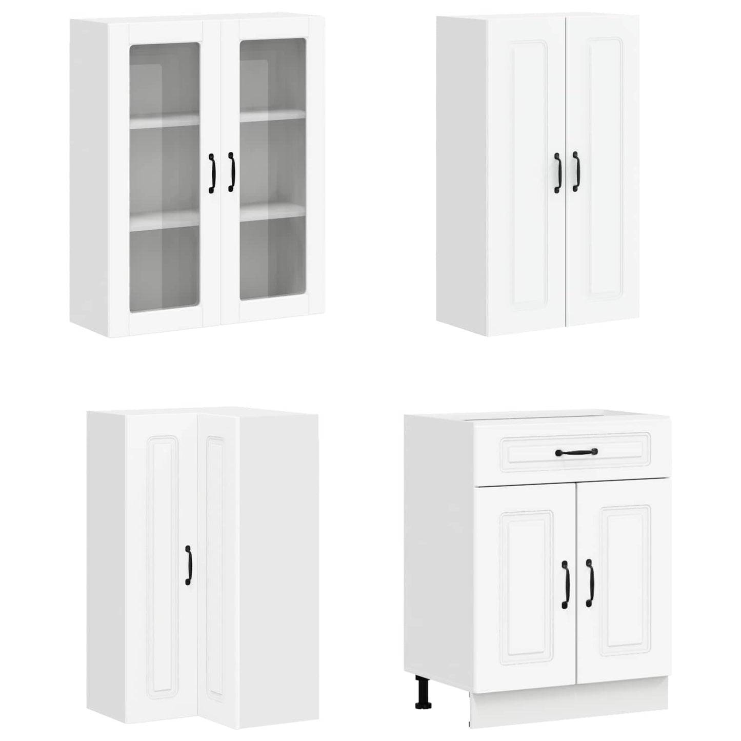 Kücheneinheit KALMAR 8 pcs Weiß Holzwerkstoff