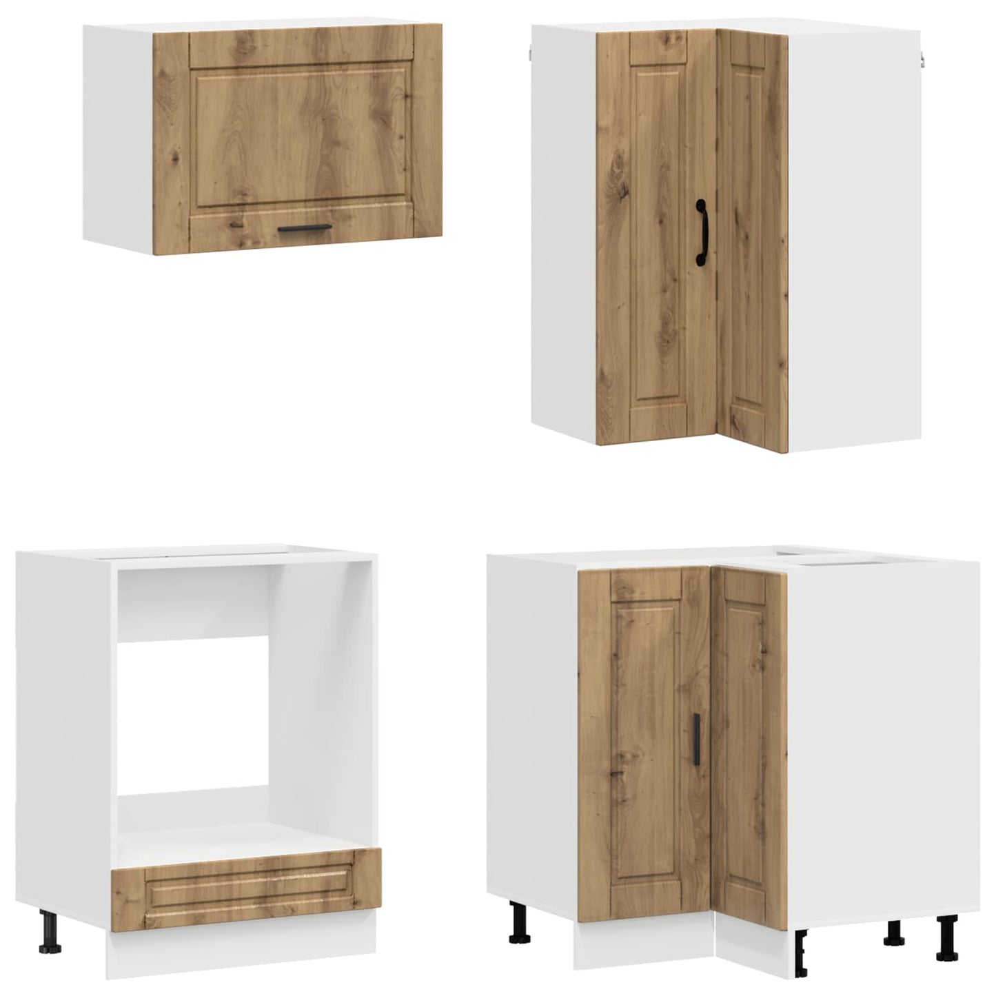 Kücheneinheit PORTO 8 stk. Artisan-Eiche Holzwerkstoff