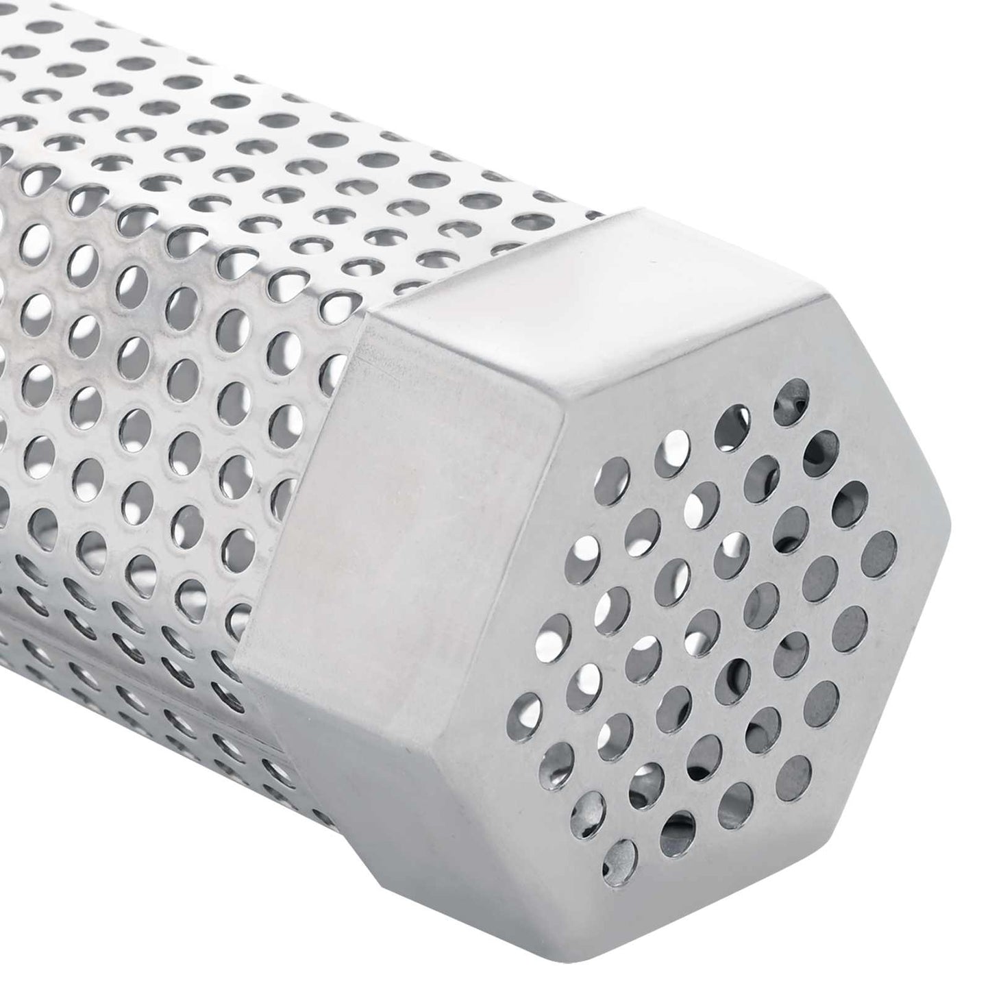 Räucherrohr 2 stk. 5 x 5 x 30 cm Edelstahl 304 Silber