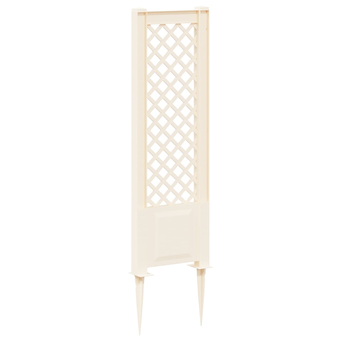 Trellis mit Spike PP Weiß