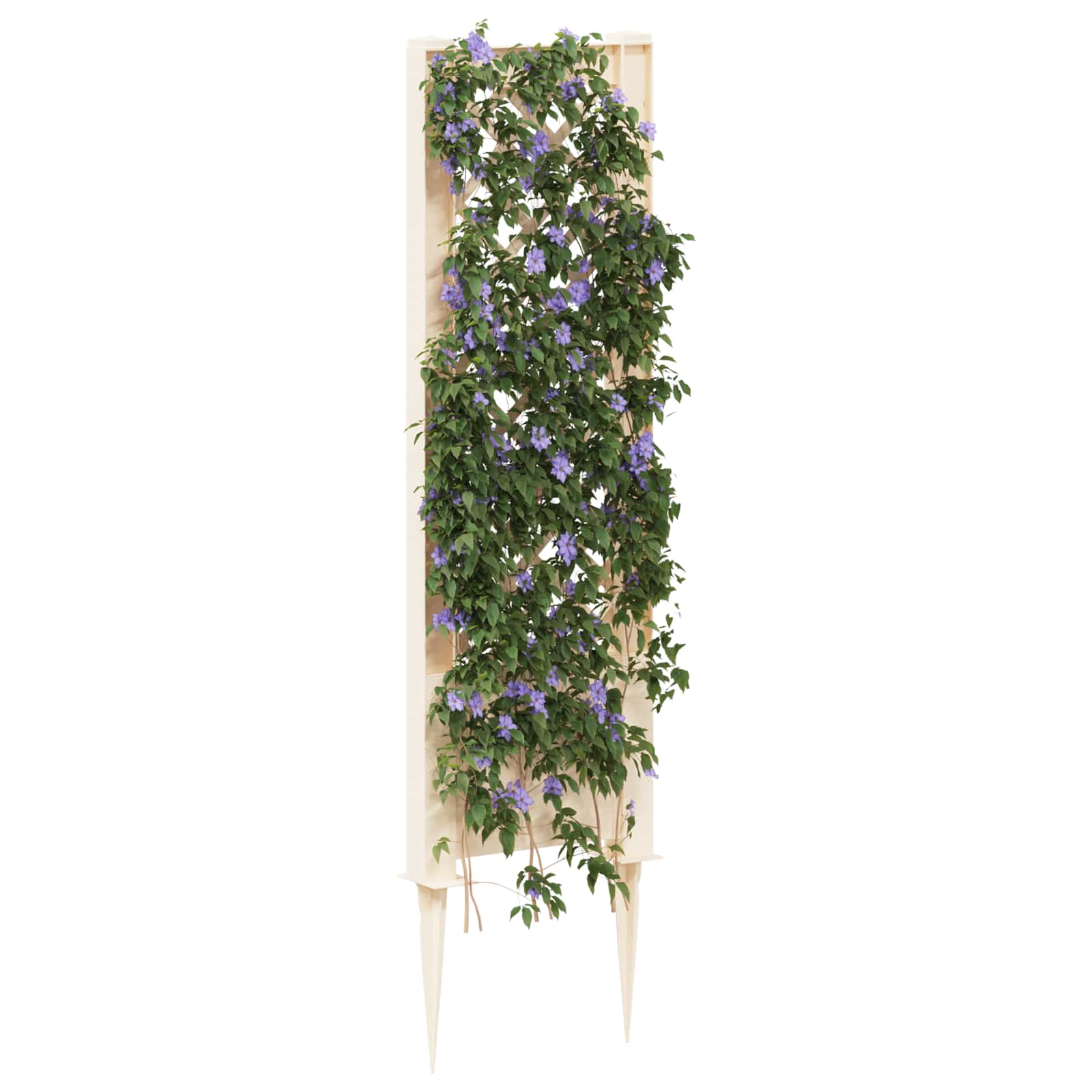 Trellis mit Spike PP Weiß
