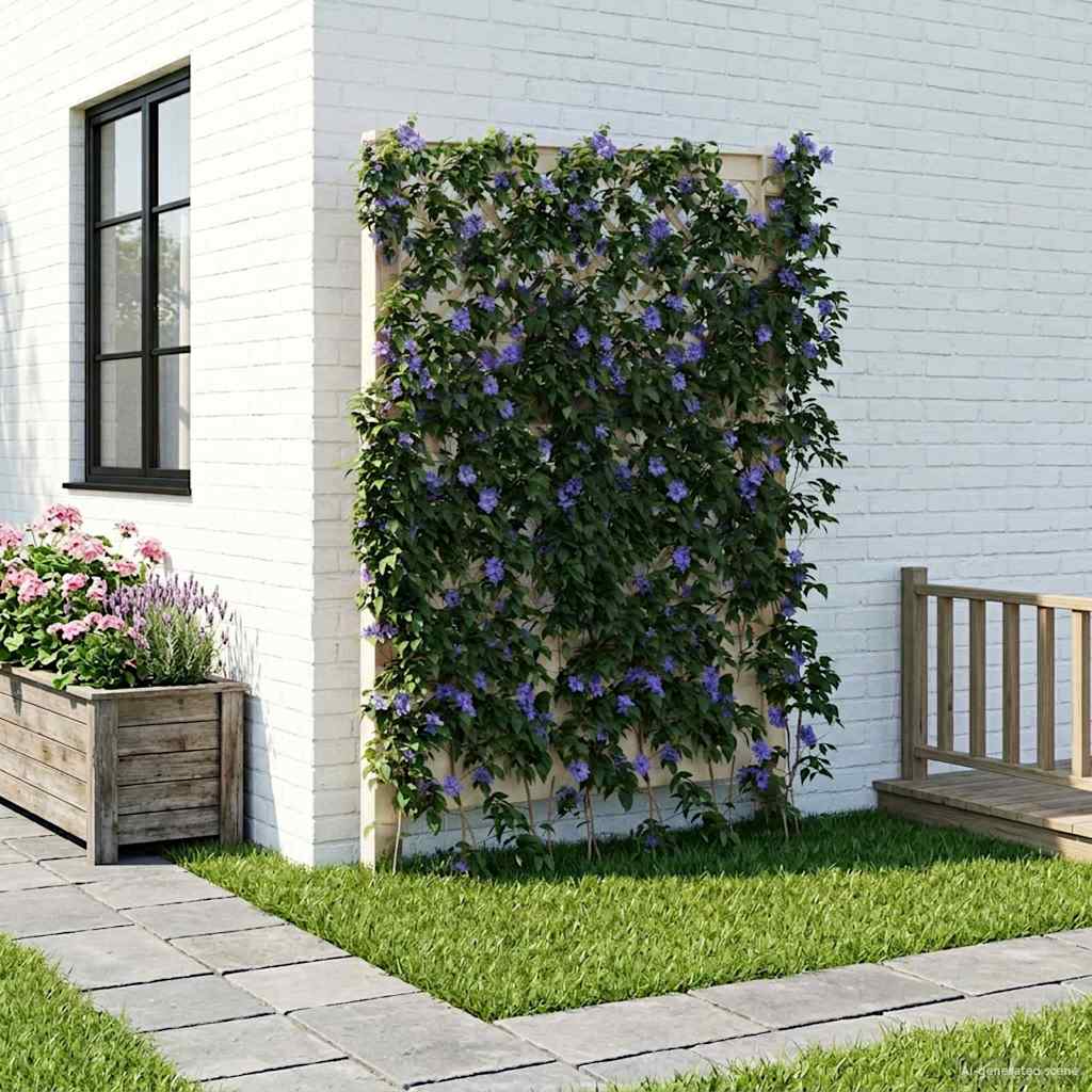 Trellis mit Spike PP Weiß
