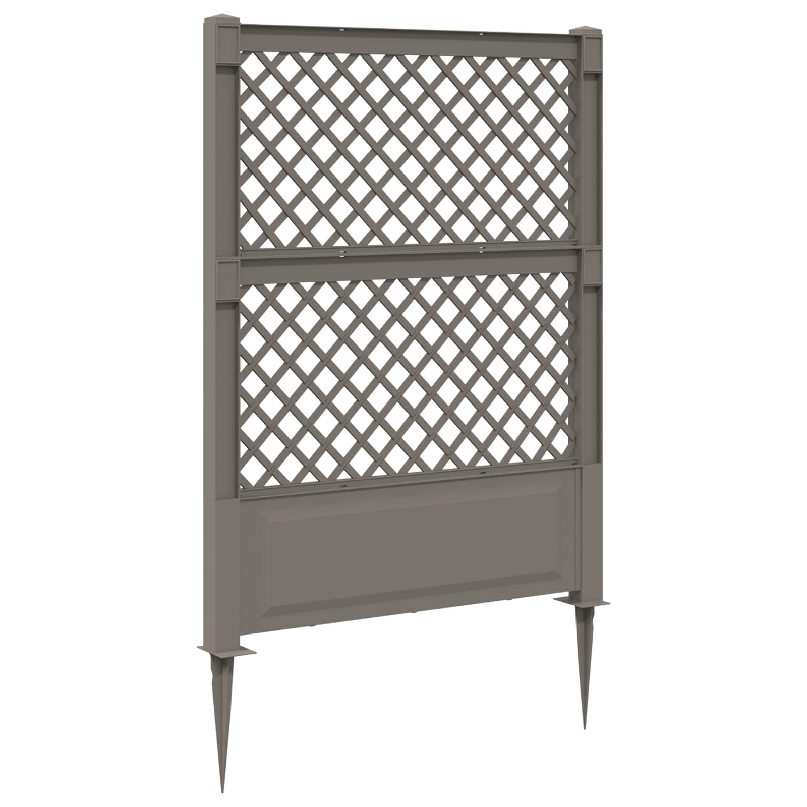 Trellis mit Spike PP Grau