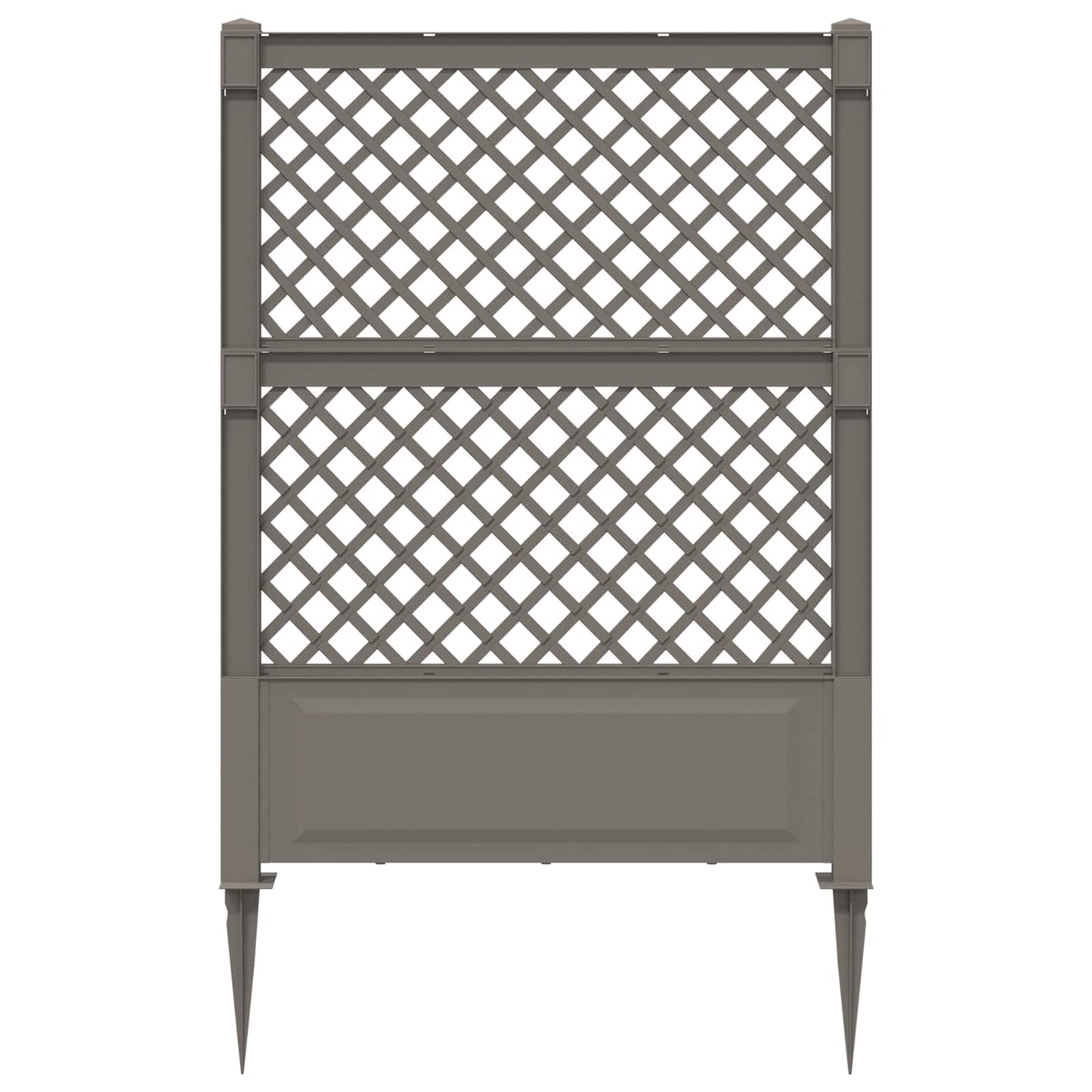Trellis mit Spike PP Grau