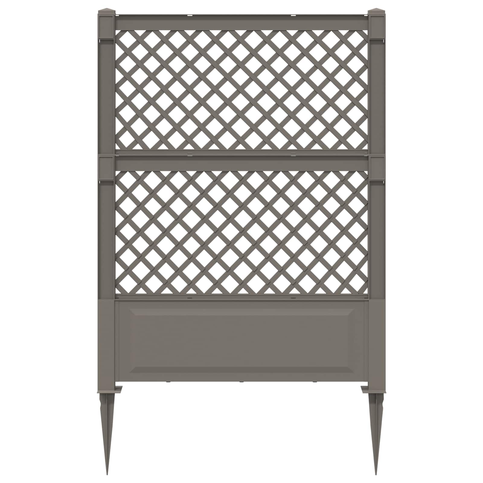 Trellis mit Spike PP Grau