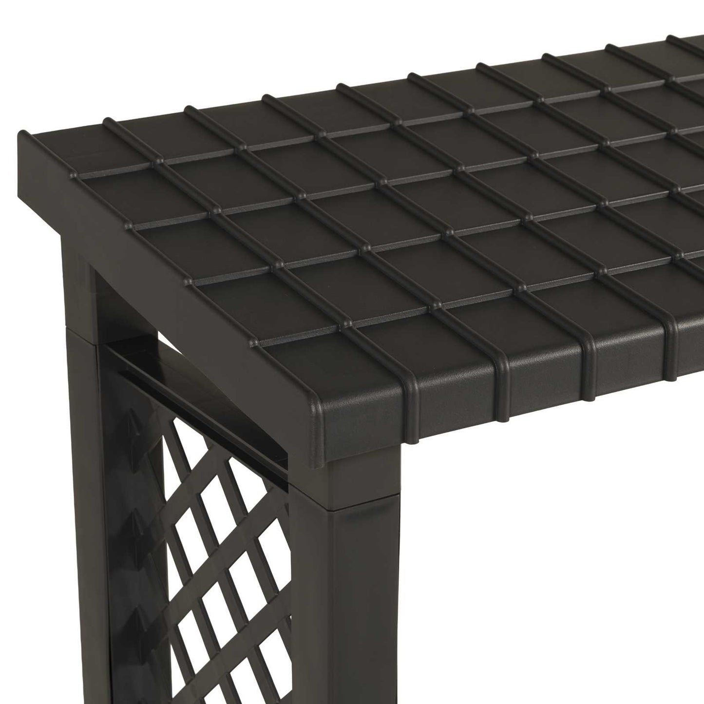 Brennholzregal 114 x 46 x 101 cm PP Anthrazit