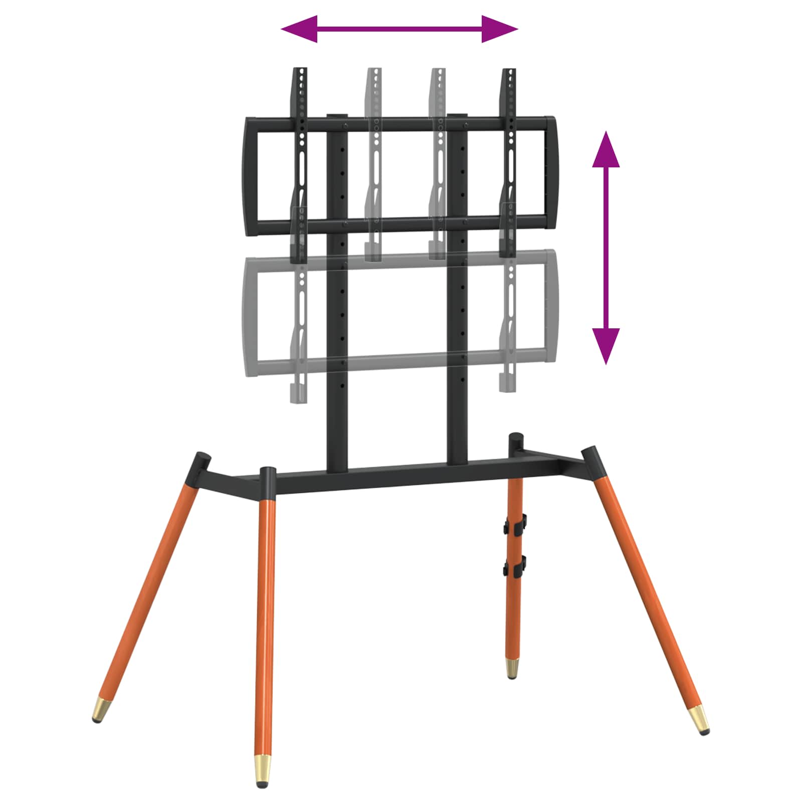 Staffelei TV Stand für 37-86 Inch Screen Max VESA 400x600mm