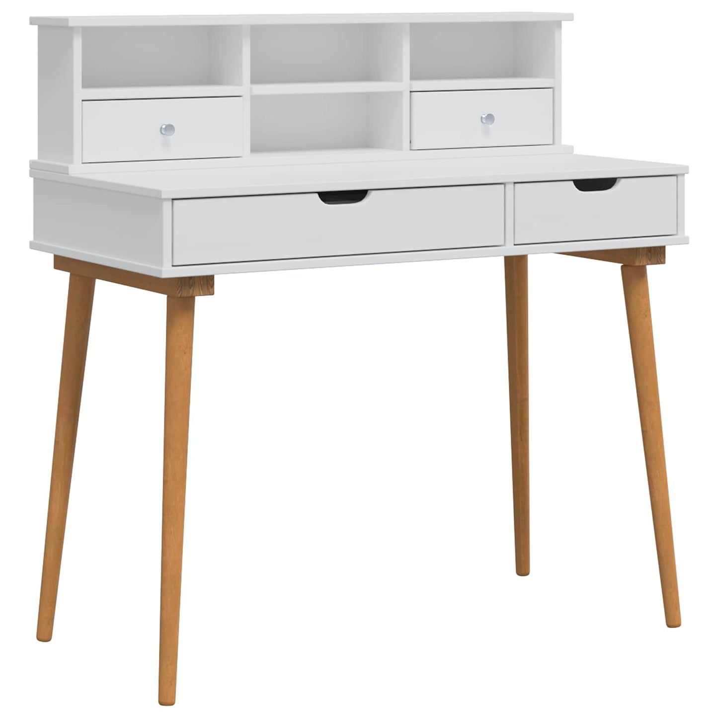 Schminktisch-Set FAUSKE 2 pcs Weiß 100 x 50 x 103,5 cm