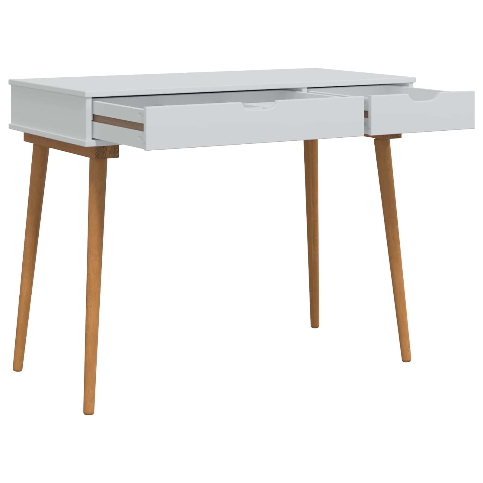 Schminktisch-Set FAUSKE 4 stk. Weiß 100 x 50 x 143 cm