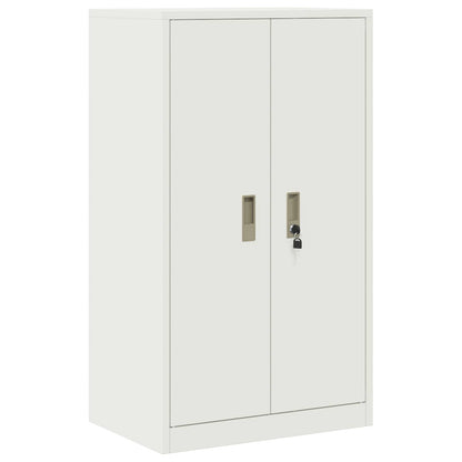 Aufbewahrungsschrank 2 stk. Weiß 60 x 40 x 145 cm Stahl