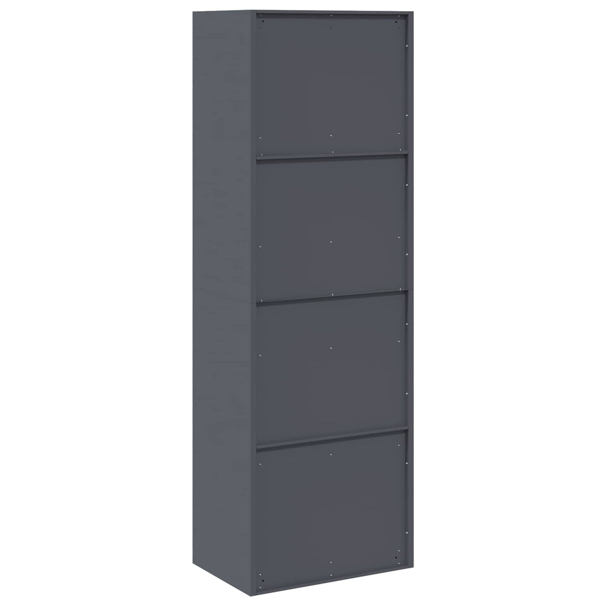 Aufbewahrungsschrank 2 stk. Anthrazit 60 x 40 x 180 cm Stahl