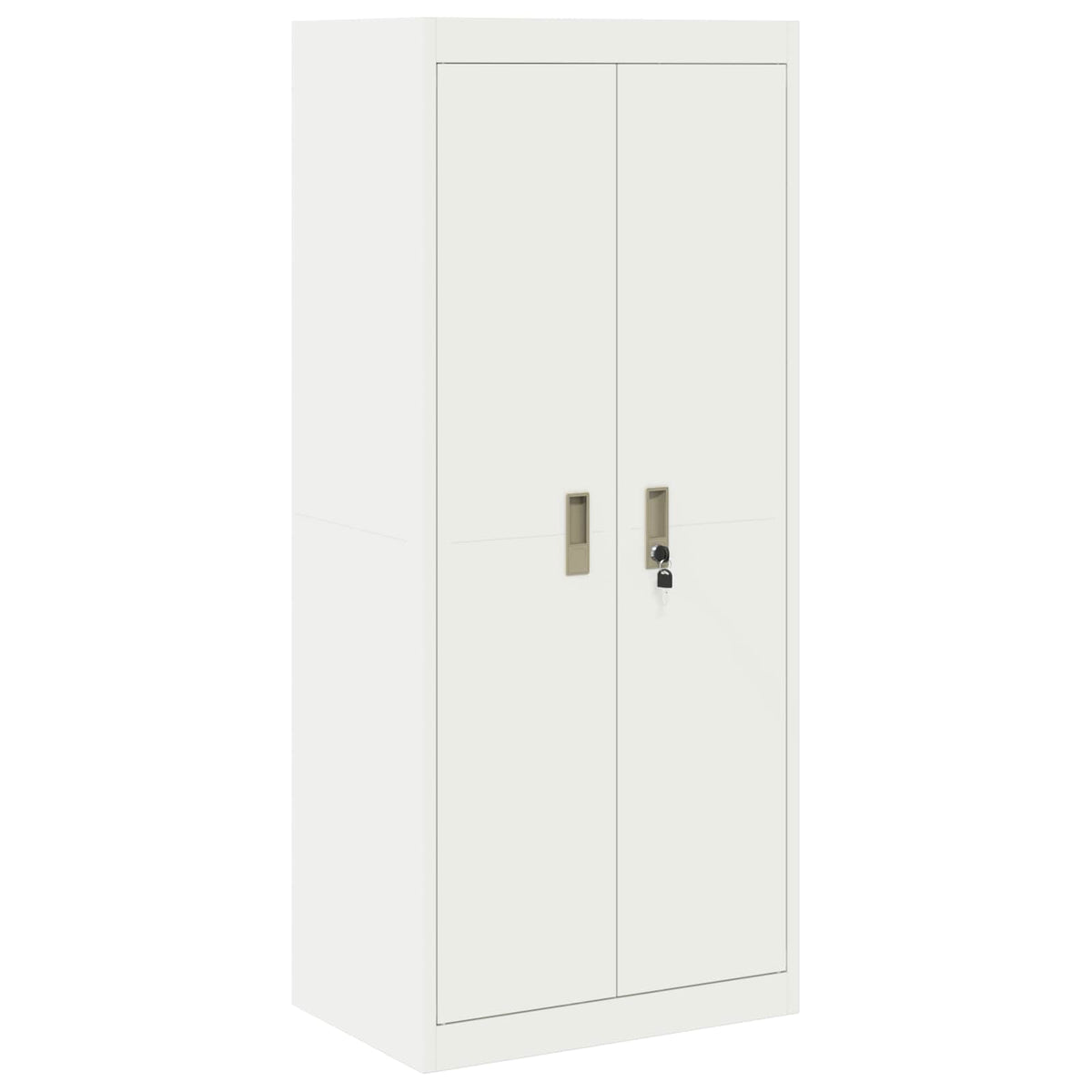 Aufbewahrungsschrank 2 stk. 60 x 40 x 180 cm Stahl Abschließbar