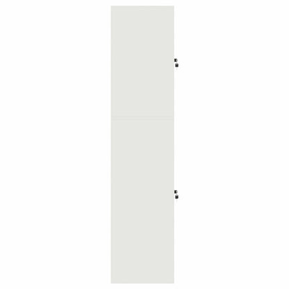 Aufbewahrungsschrank 2 stk. Weiß 60 x 40 x 175 cm Stahl