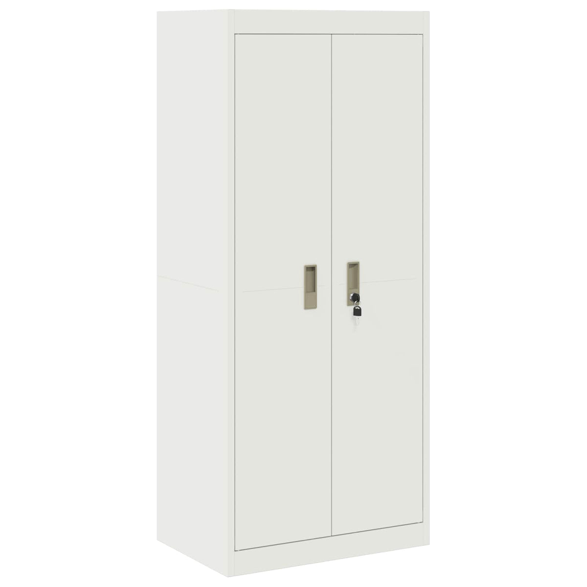 Aufbewahrungsschrank 2 stk. 60 x 40 x 210 cm Stahl Abschließbar