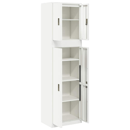 Aufbewahrungsschrank 2 stk. 60 x 40 x 210 cm Stahl Abschließbar