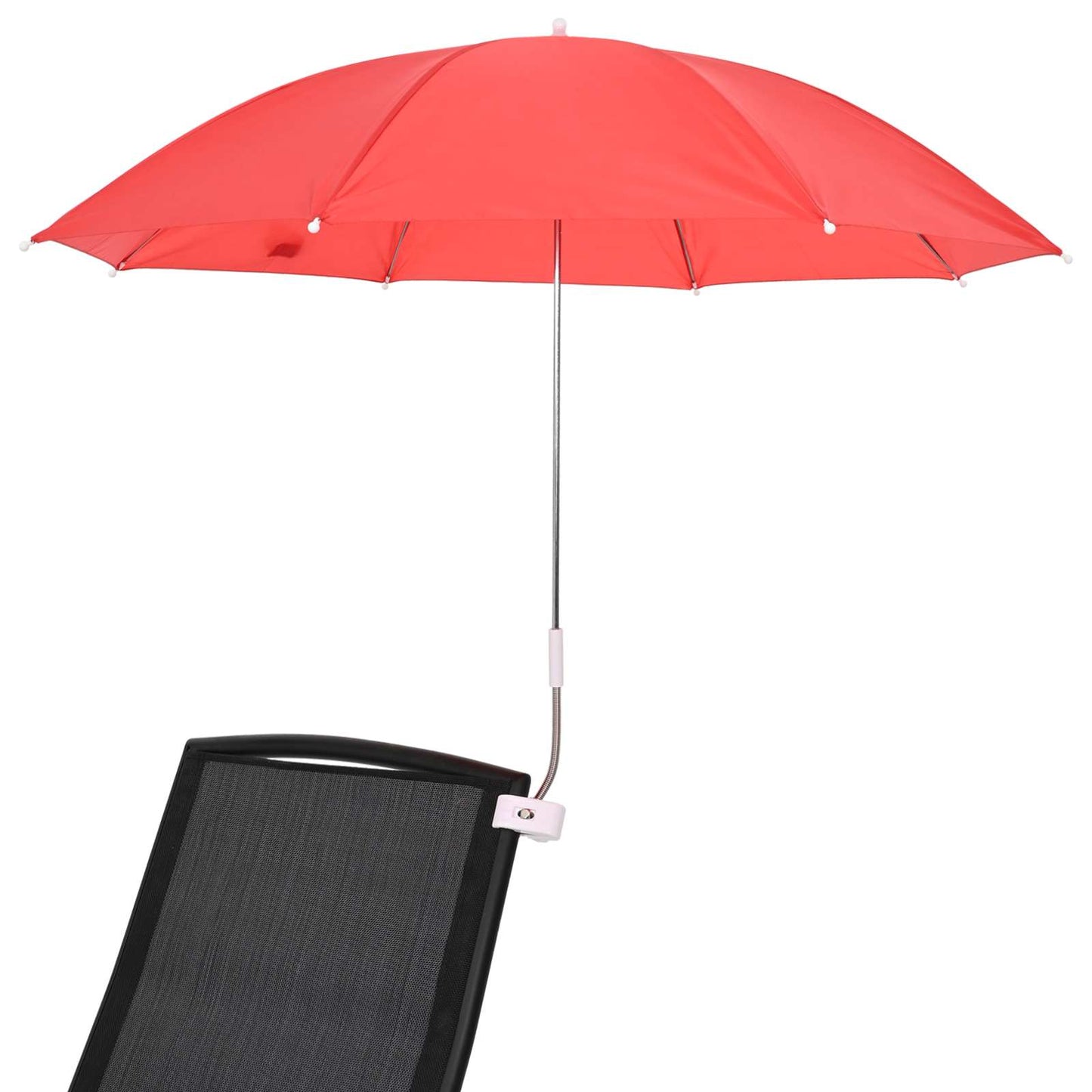 Sonnenschirm mit Klemme Ø 105 x 86 cm 170T Polyester 2 Stk.