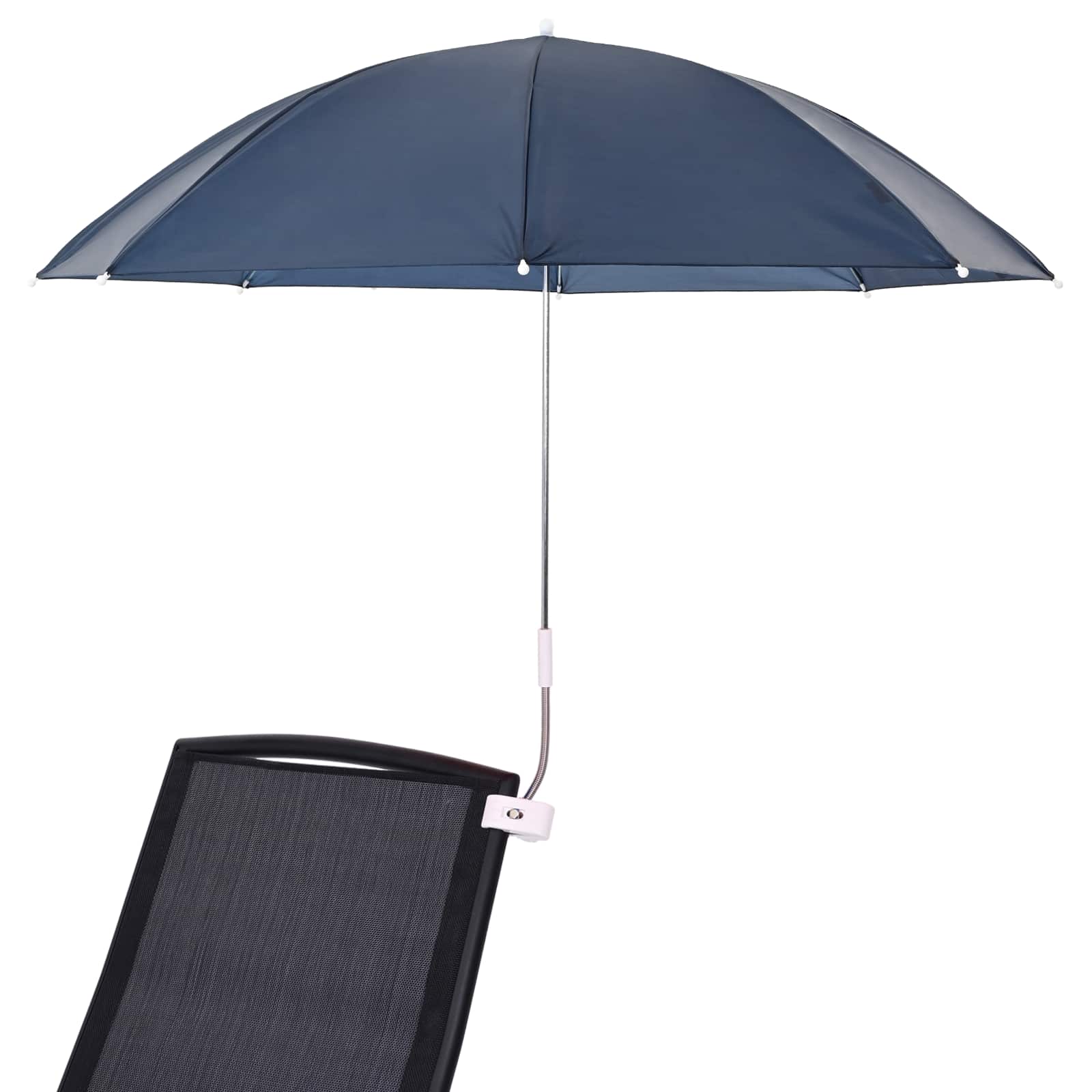 Sonnenschirm mit Klemme Ø 105 x 86 cm 170T Polyester 2 Stk.