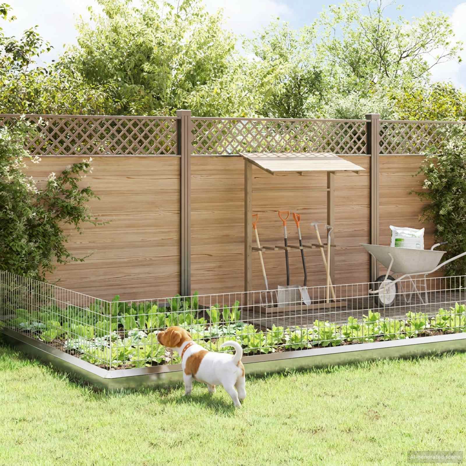 Gartenzaun mit Pfählen 24 stk. 75 x 50 cm Verzinkter Stahl