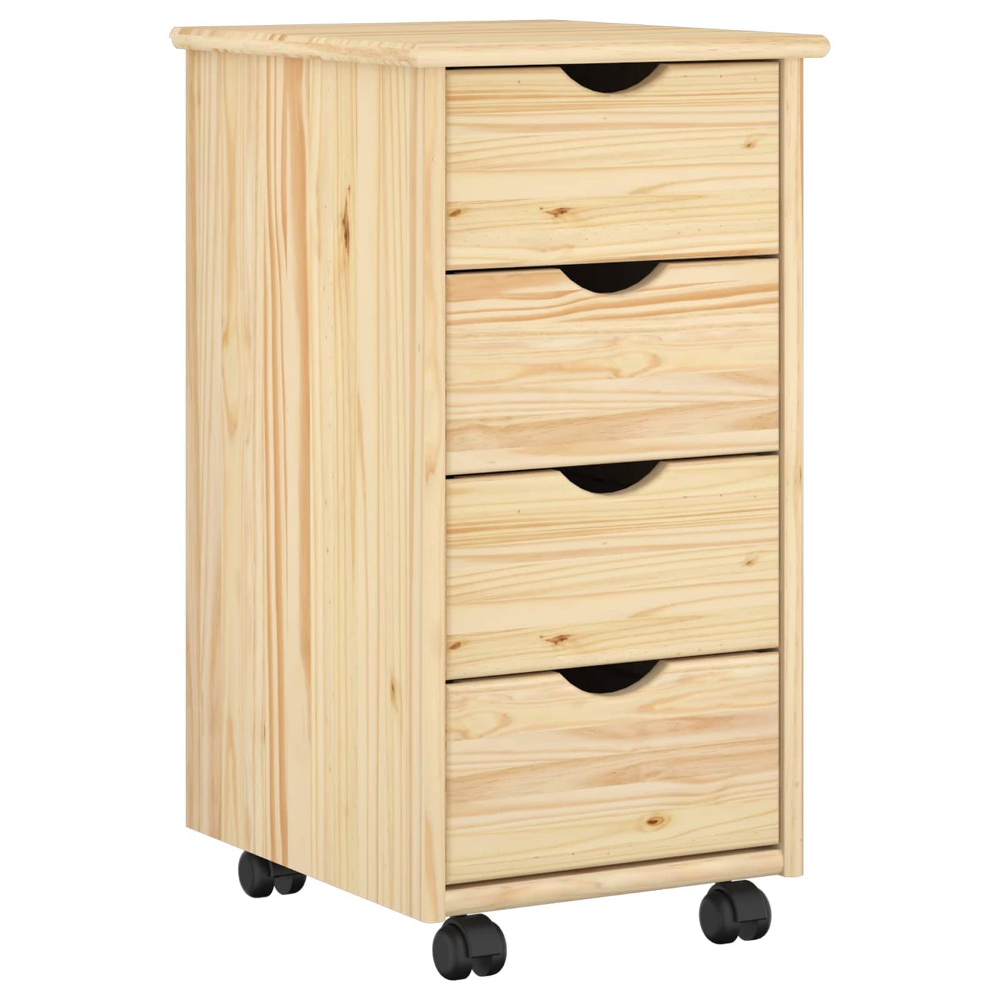 Schreibtischschrank-Set 2 stk. Braun Massives Kiefernholz