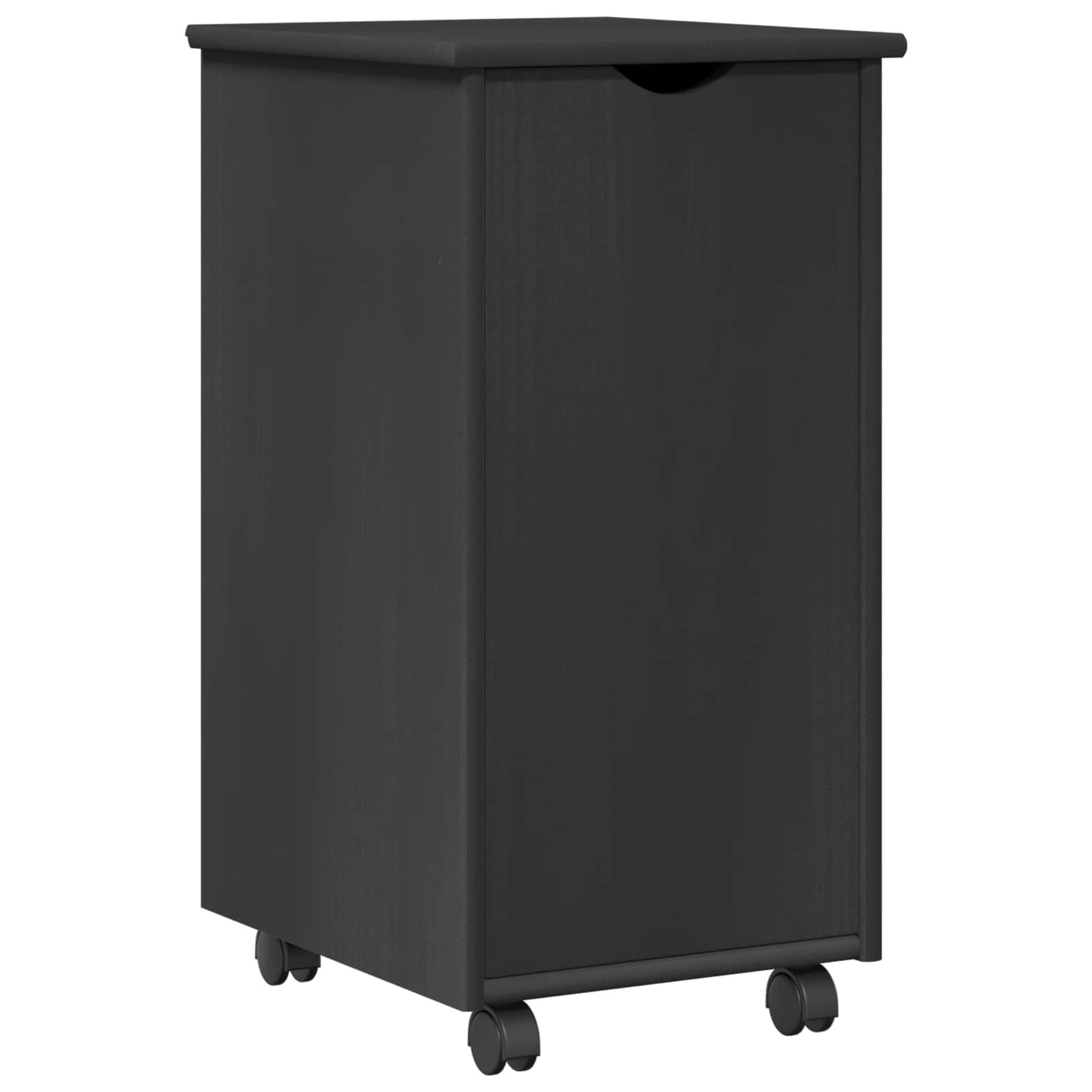 Schreibtischschrank-Set 2 stk. Grau Massives Kiefernholz