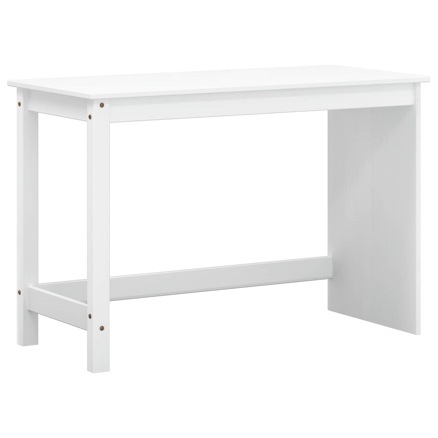 Desk und Rolling Cabinet Set MOSS 2 stk. Weiß