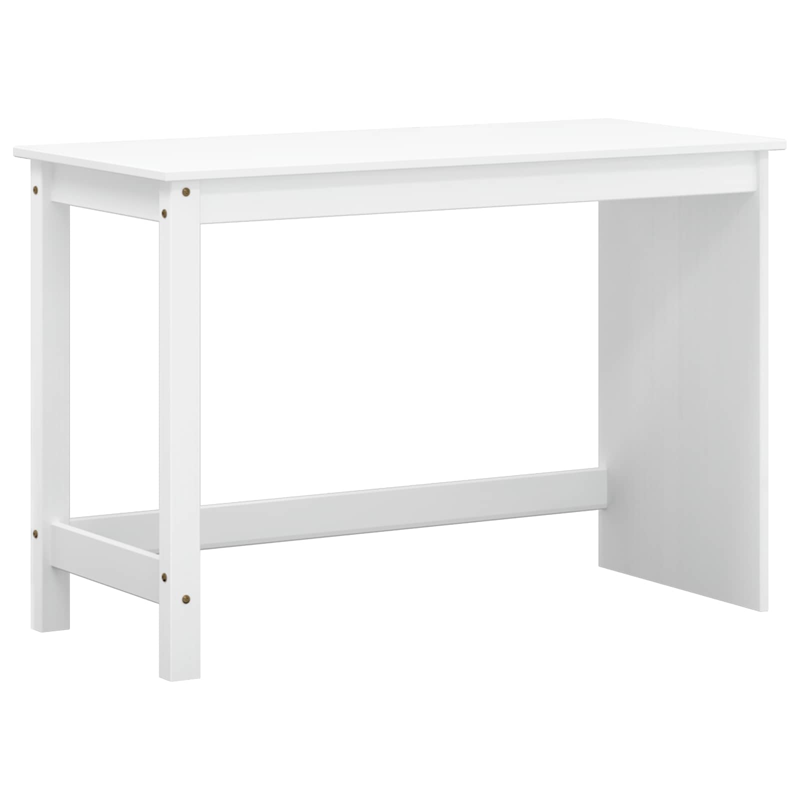 Desk und Rolling Cabinet Set MOSS 2 stk. Weiß