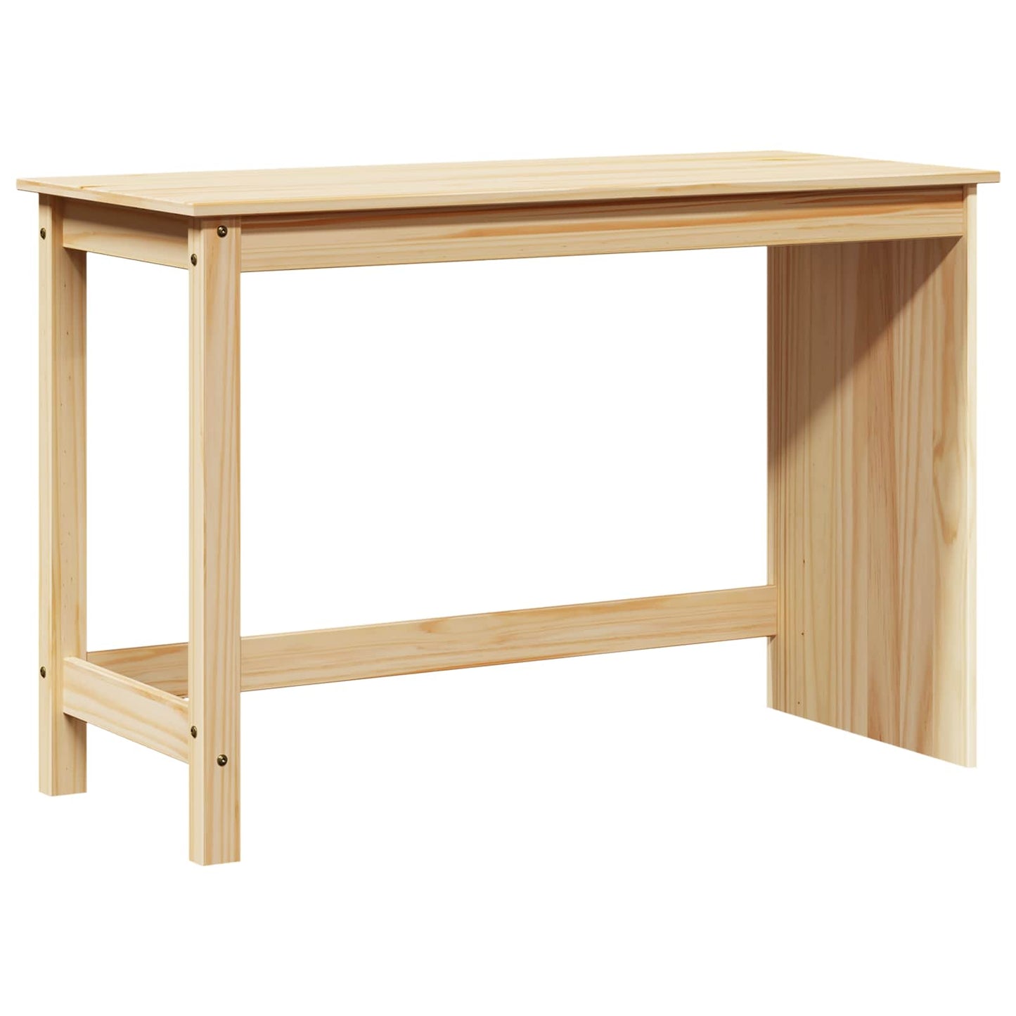 Desk und Rolling Cabinet Set MOSS 2 stk. Braun