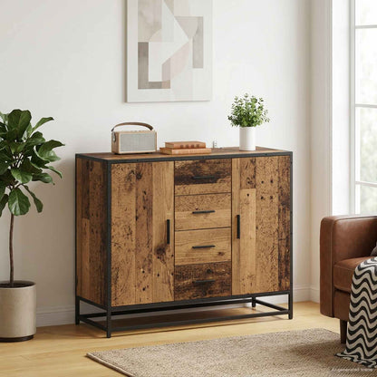 Sideboard Altholz 92 x 35 x 76 cm Holzwerkstoff