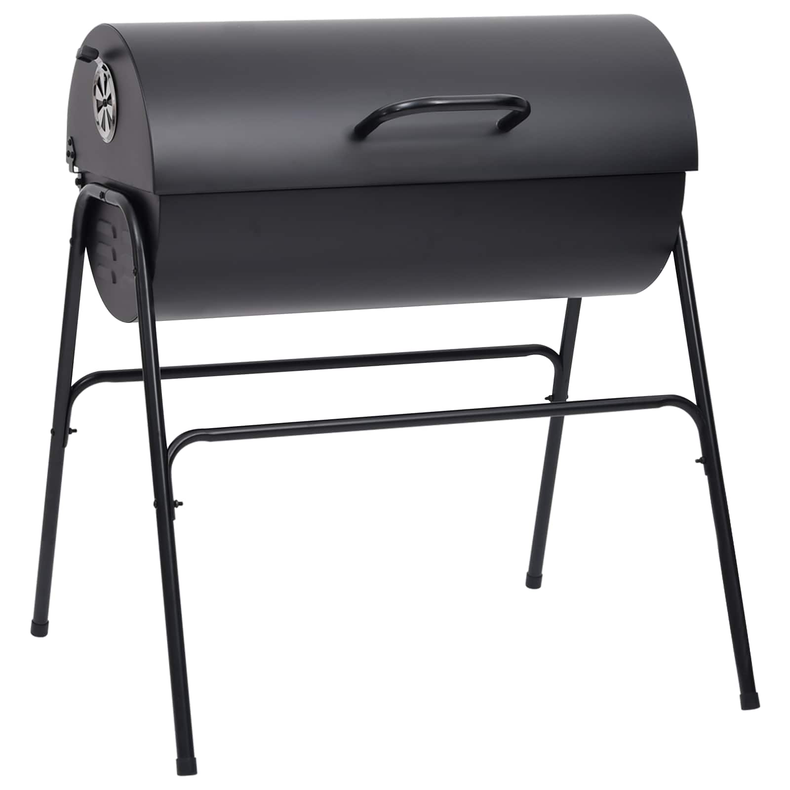 Outdoor Grill 3 Stk. 80 x 73 x 90 cm Metall Schwarz