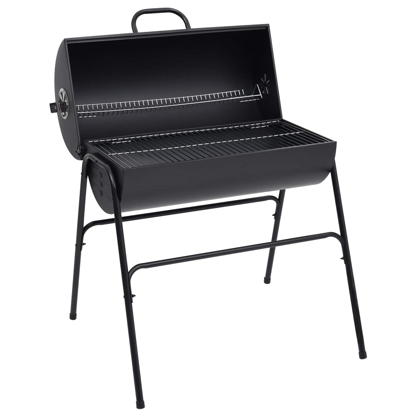 Outdoor Grill 3 Stk. 80 x 73 x 90 cm Metall Schwarz