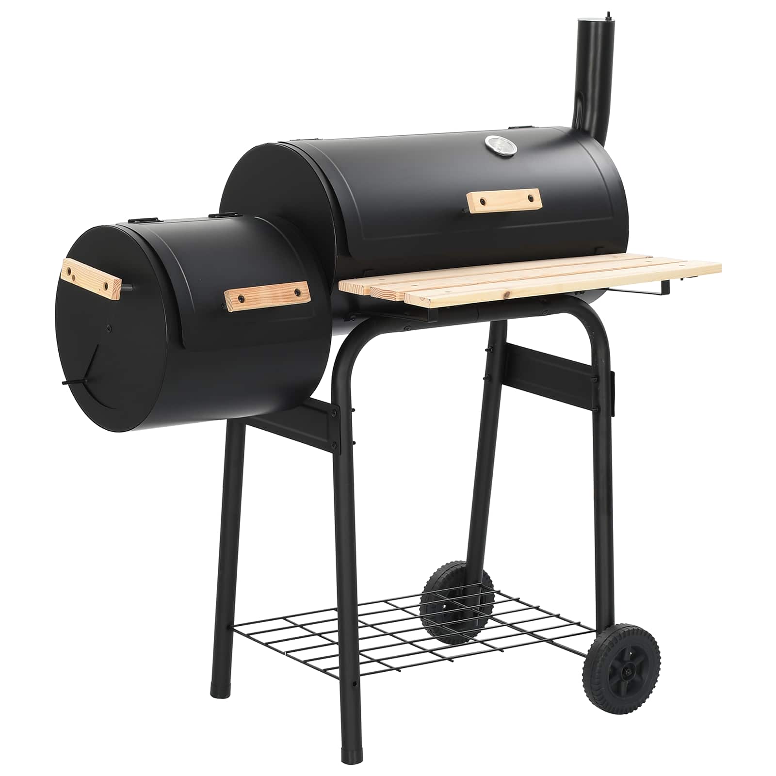 Outdoor Grill 103 x 60 x 113 cm Stahl Schwarz