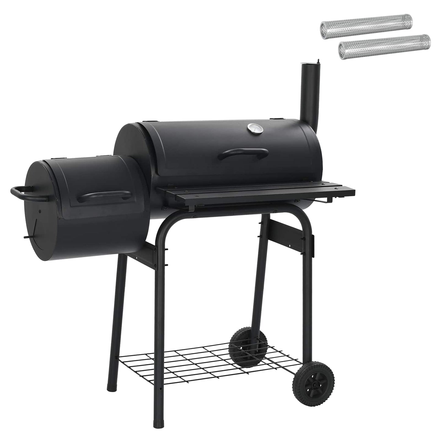 Outdoor Grill 103 x 60 x 113 cm Stahl Schwarz