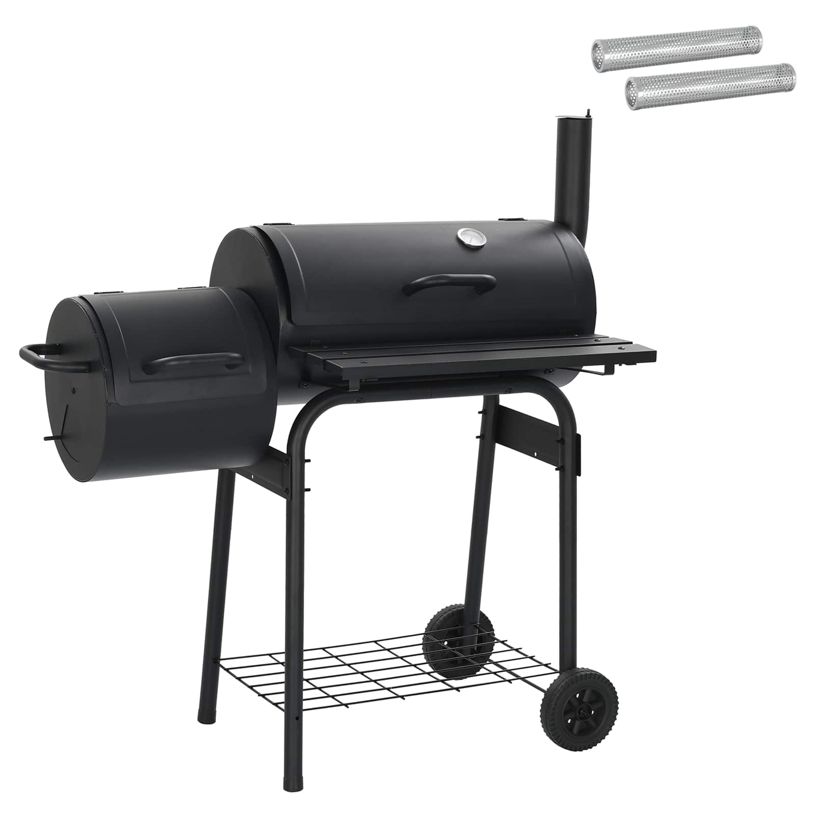 Outdoor Grill 103 x 60 x 113 cm Stahl Schwarz