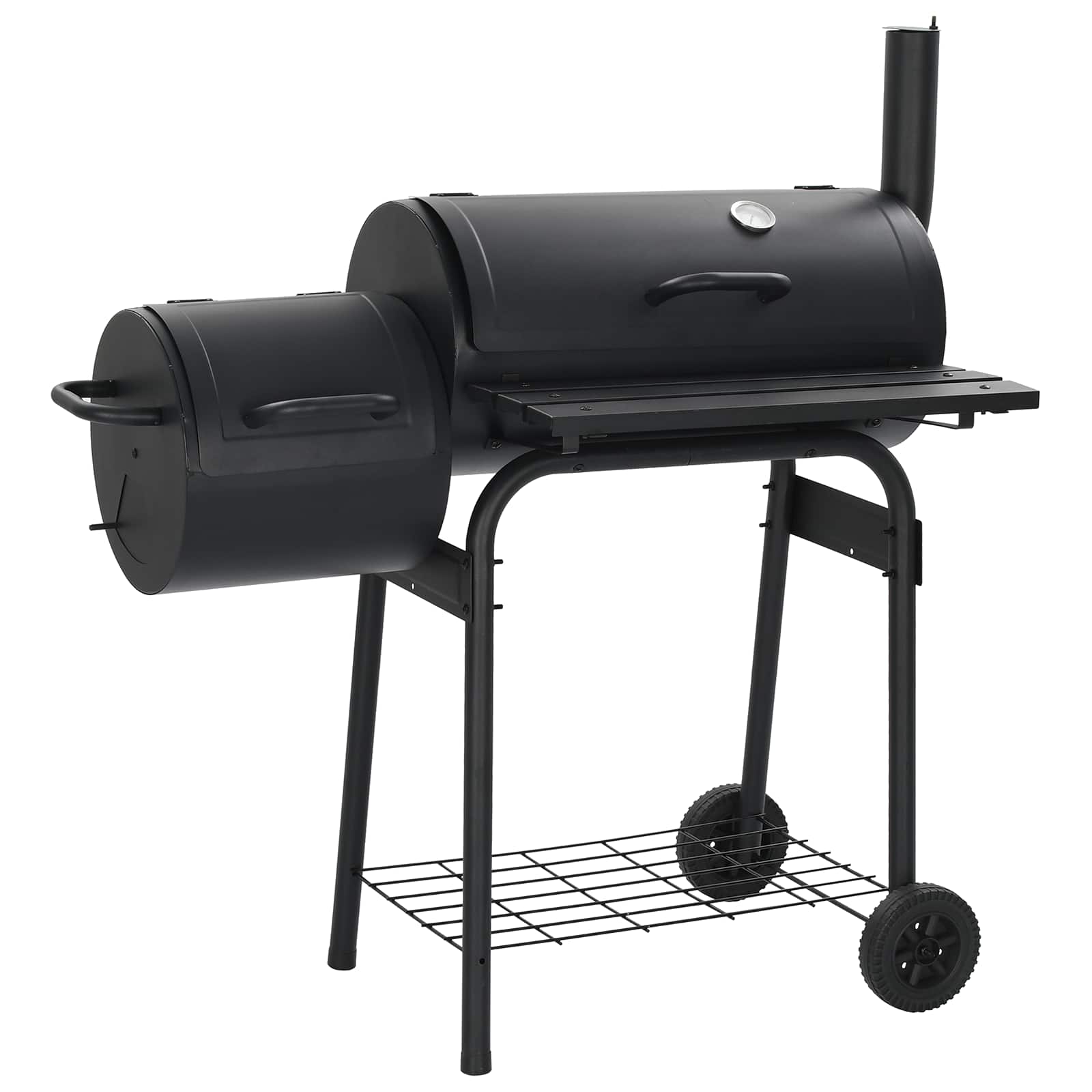 Outdoor Grill 103 x 60 x 113 cm Stahl Schwarz