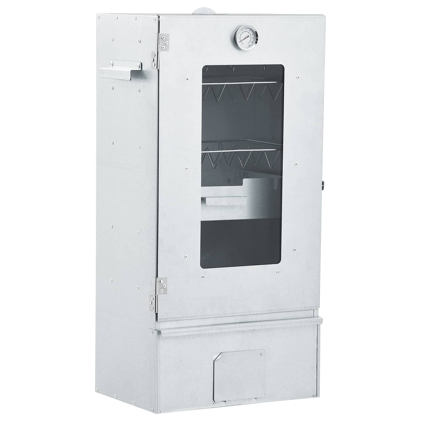 Cold Smoker mit Rauchtube 44,5 x 29 x 83 cm Verzinkter Stahl